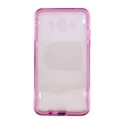 Funda Protector TPU Samsung Galaxy J5 2016 Transparente Marco Rosa